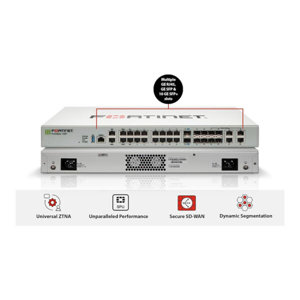 Fortinet FortiGate 100F Hardware ? Next-Gen Firewall Security with 1 Year Xtreme Protection?