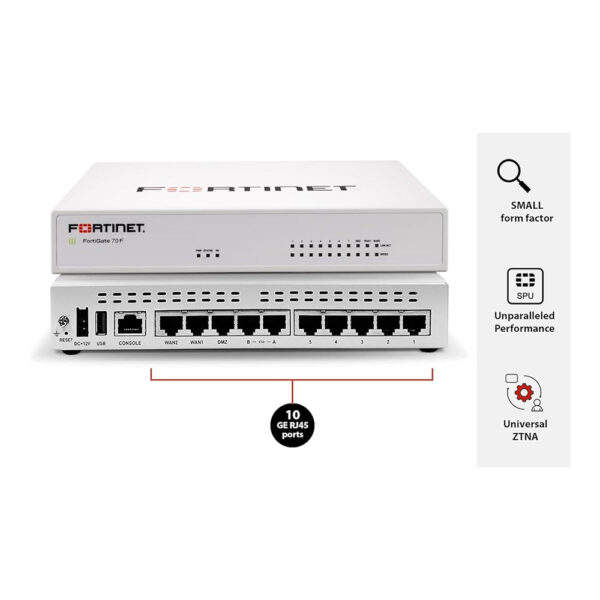 Fortinet FortiGate 70F Hardware ? Next-Gen Firewall Security with 1 Year Xtreme Protection?