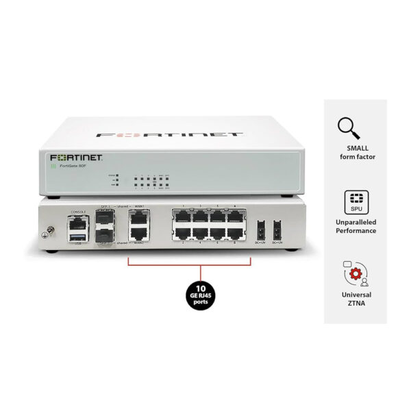 Fortinet FortiGate 80F Hardware ? Next-Gen Firewall Security with 1 Year Xtreme Protection?